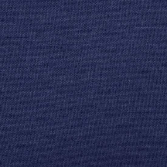 Suoliukas-daiktadėžė, mėlynas, 76x38x38cm, dirbtinis linas