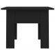 Kavos staliukas, juodos spalvos, 55x55x42cm, MDP