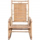 Supama kėdė su pagalvėle, bambukas (41894+43185)