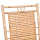 Supama kėdė su pagalvėle, bambukas (41894+43179)