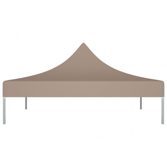 Proginės palapinės stogas, taupe spalvos, 3x3m, 270 g/m²