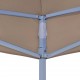 Proginės palapinės stogas, taupe spalvos, 3x3m, 270 g/m²