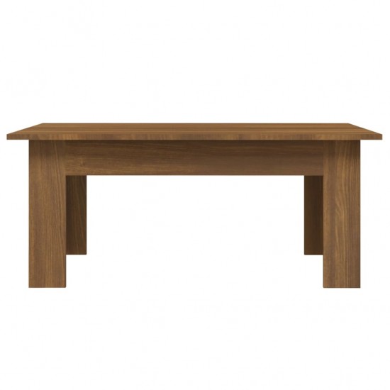 Kavos staliukas, rudas ąžuolo, 100x60x42cm, apdirbta mediena