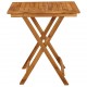 Sulankstomas sodo stalas, 70x70x75cm, akacijos medienos masyvas