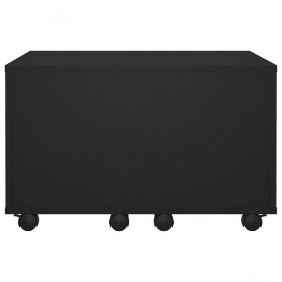 Kavos staliukas, juodos spalvos, 60x60x38cm, MDP