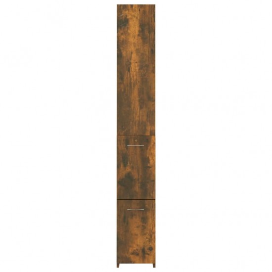 Vonios spintelė, dūminio ąžuolo, 25x25x170cm, mediena