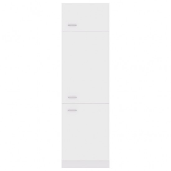 Šaldytuvo spintelė, baltos spalvos, 60x57x207cm, MDP