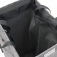 Sulankstomas skalbinių krepšys, pilkas, 26x34,5x59,5cm, audinys