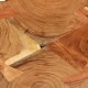 Kavos staliukas, masyvi akacijos mediena, (55-60)x40 cm