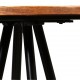 Baro kėdės, 2 vnt., perdirbtos medienos masyvas