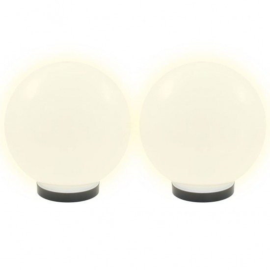 LED lempos, rutulio formos, 4vnt., sferinės, 25cm, PMMA