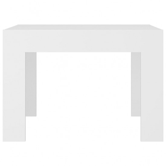 Kavos staliukas, baltos spalvos, 50x50x35cm, MDP
