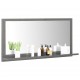 Vonios kambario veidrodis, pilkas, 80x10,5x37cm, MDP, blizgus