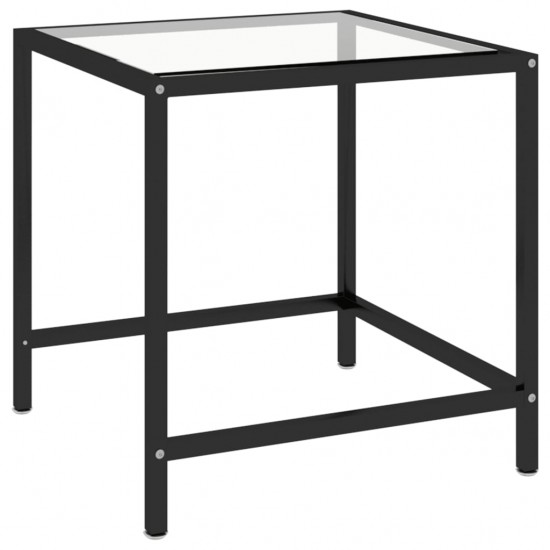 Arbatos staliukai, 2vnt., juodos spalvos, grūdintas stiklas