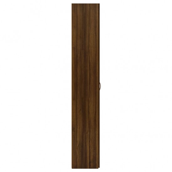 Biuro spintelė, rudos ąžuolo spalvos, 60x32x190cm, mediena