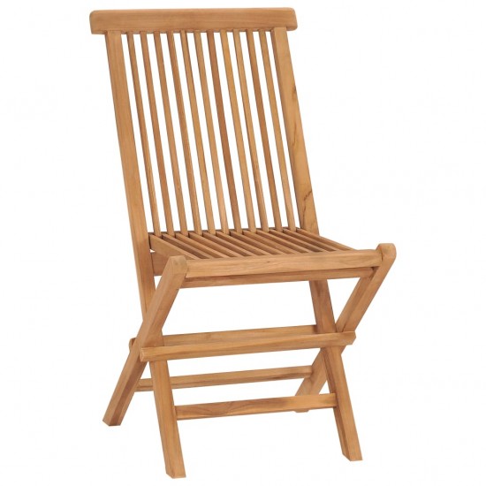 Sulankstomos sodo kėdės, 2vnt., tikmedžio medienos masyvas