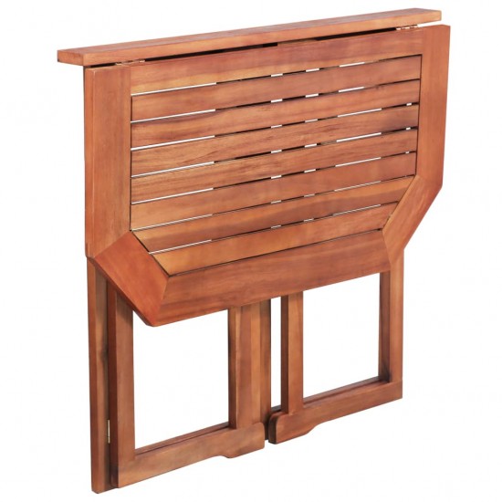 Bistro baldų kompl., 2d., akacijos medienos masyvas