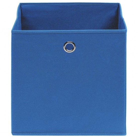 Daiktadėžės, 10vnt., mėlynos spalvos, 32x32x32cm, audinys