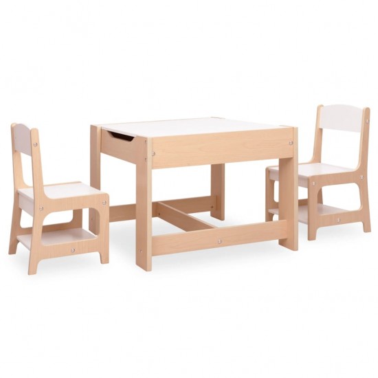 Vaikiškas stalas su 2 kėdėmis, MDF