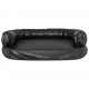 Ergonomiška lova šunims, juodos spalvos, 88x65cm, dirbtinė oda