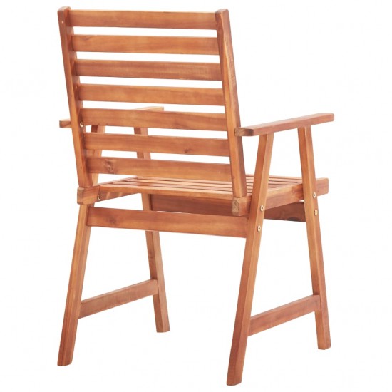 Lauko valgomojo kėdės, 6vnt., akacijos medienos masyvas