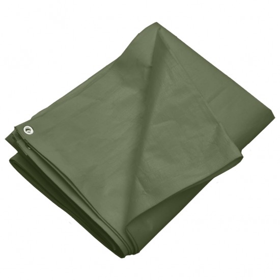 Tentas, žalios spalvos, 4x6m, 260g/m², HDPE