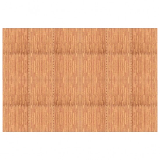 Kilimėliai, 24vnt., EVA putos, 8,64m², su medienos raštais