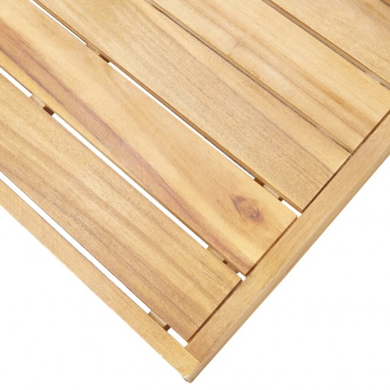 Kavos staliukas, 100x60x25cm, akacijos medienos masyvas