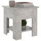 Kavos staliukas, betono pilkas, 40x40x42cm, apdirbta mediena