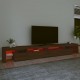Televizoriaus spintelė su LED, ruda ąžuolo, 290x36,5x40cm