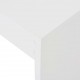 Baro stalas su lentyna, baltas, 110x50x103cm