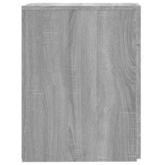 Vaistų spintelė, pilkos ąžuolo spalvos, 20x45,5x60cm, mediena