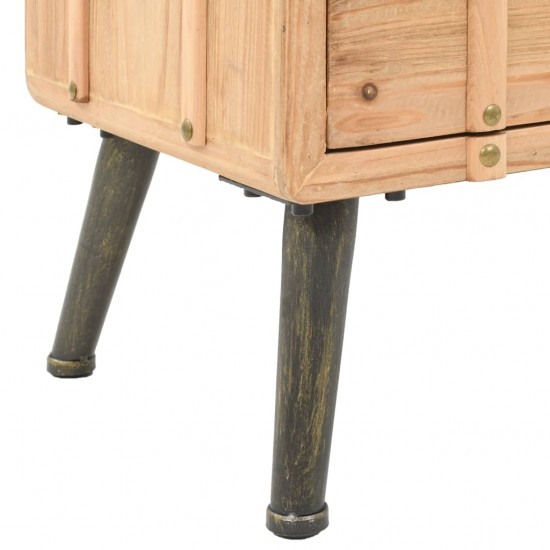 Naktinis staliukas, eglės mediena, 50x35x57cm