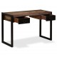 Stalas su 2 stalčiais, perdirbtos medienos masyvas, 120x50x76cm
