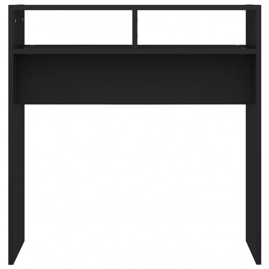 Konsolinis staliukas, juodos spalvos, 78x30x80cm, MDP