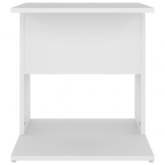 Šoninis staliukas, baltos spalvos, 45x45x48cm, MDP