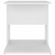 Šoninis staliukas, baltos spalvos, 45x45x48cm, MDP