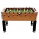 Stalo futbolo stalas, rudas/juodas, 140x74,5x87,5cm, plienas