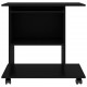 Kompiuterio stalas, juodas, 80x50x75cm, MDP