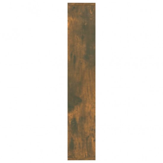 Sieninė lentyna, dūminio ąžuolo, 36x16x90cm, apdirbta mediena