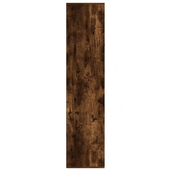 Knygų/šoninė spintelė, dūminio ąžuolo, 66x30x130cm, mediena