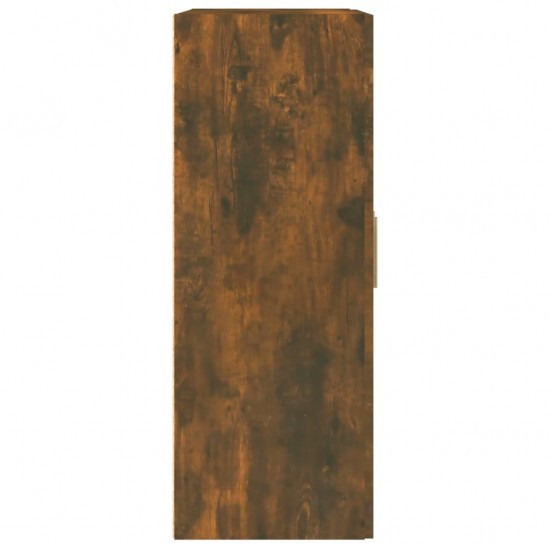 Sieninė spintelė, dūminio ąžuolo, 69,5x32,5x90cm, mediena