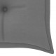 Sodo suoliuko pagalvėlė, pilkos spalvos, 150x50x7cm, audinys