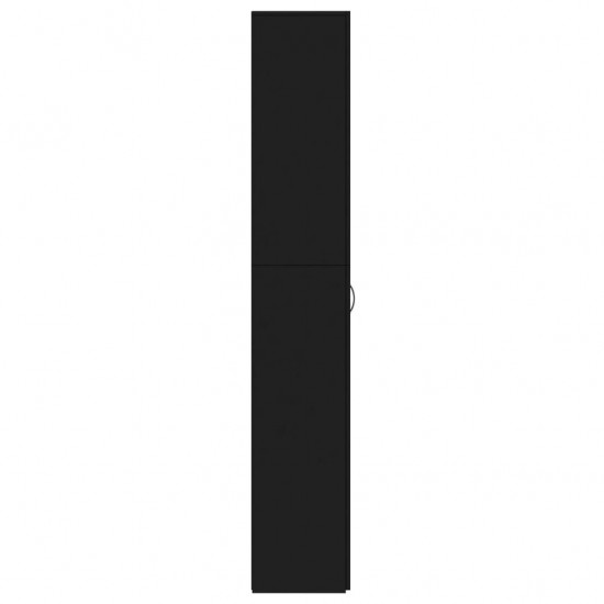 Biuro spinta, juodos spalvos, 60x32x190 cm, MDP