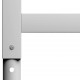 Darbastalio rėmai, 2vnt., pilki, 55x(69-95,5)cm, metalas