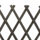 Sodo treliažas-tvora, pilkos spalvos, 120x60cm, eglės masyvas