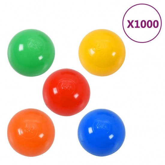 Žaisliniai kamuoliukai, 1000vnt., įvairių spalvų