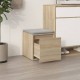 Dėžė-stalčius, ąžuolo spalvos, 40,5x40x40cm, apdirbta mediena