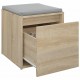 Dėžė-stalčius, ąžuolo spalvos, 40,5x40x40cm, apdirbta mediena