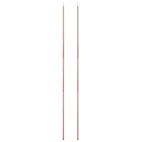 Teleskopiniai palapinės strypai, 2vnt., 170-255cm, plienas